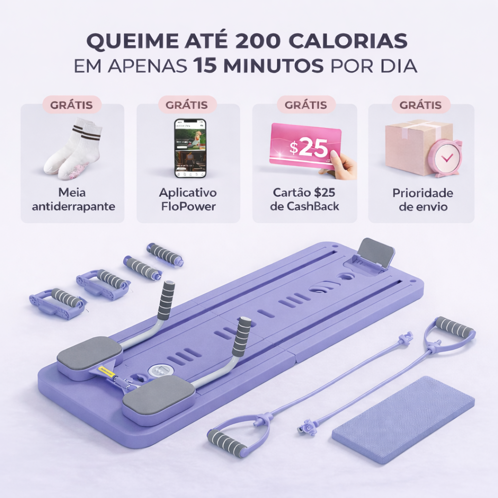 FloPower™ -  Pilates Portátil para Treinar em Casa
