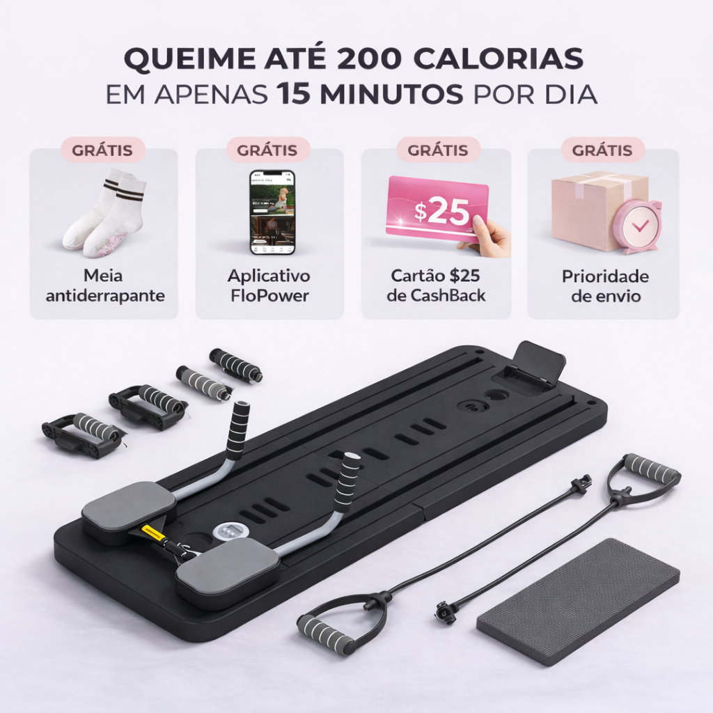 FloPower™ -  Pilates Portátil para Treinar em Casa