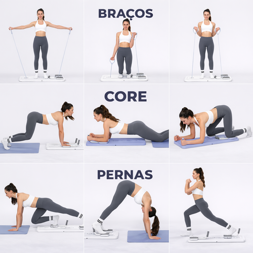 FloPower™ -  Pilates Portátil para Treinar em Casa